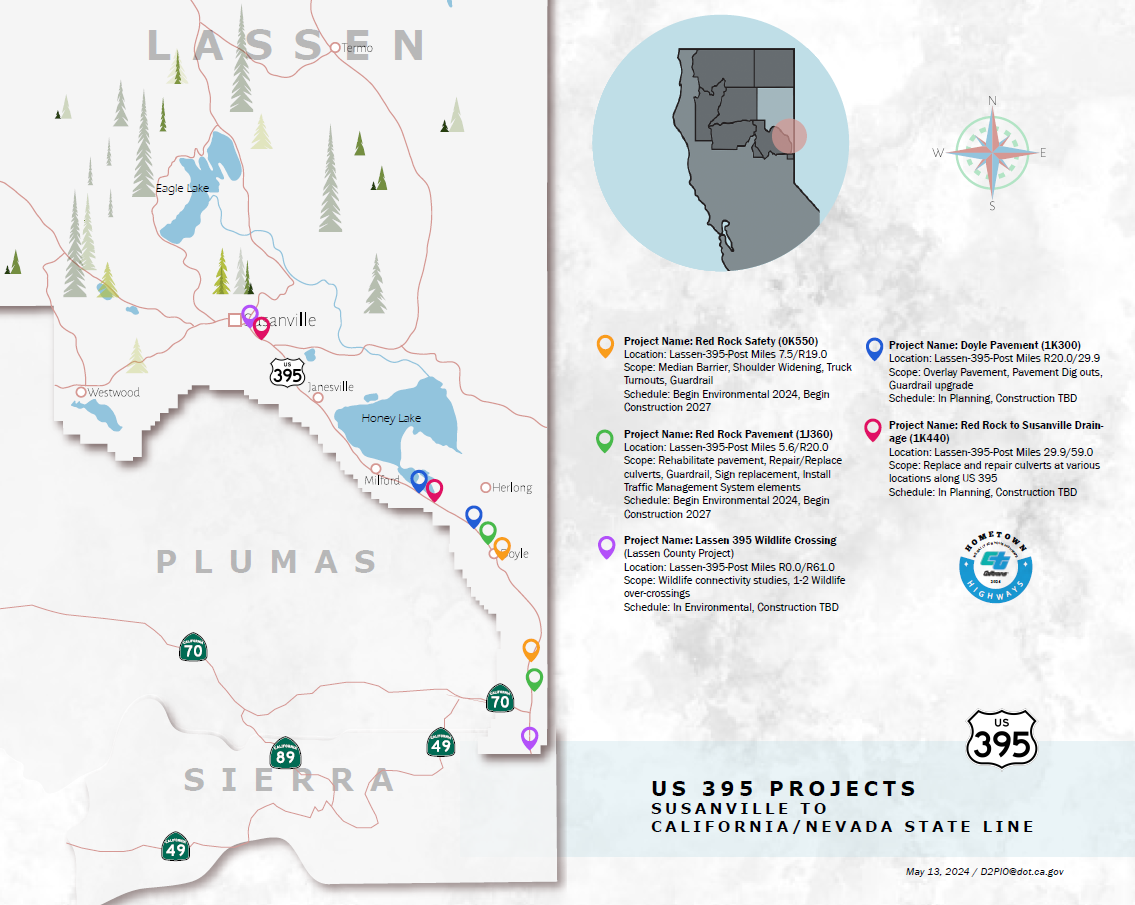 U.S. 395 Projects