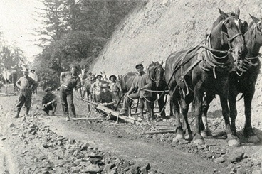 Highway building Smith River; Del Norte County - 1923