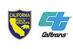 Image of California Department of Fish and Game logo and Caltrans logo.